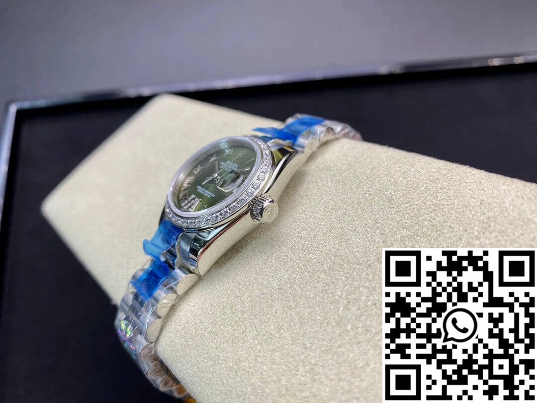 Efficient Rolex Datejust 28MM BP Factory Diamond-set Green Dial 711