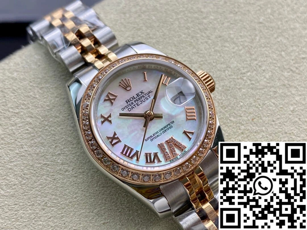 OdorResistant Rolex Datejust 28MM BP Factory Mother-of-pearl Diamond Dial 652
