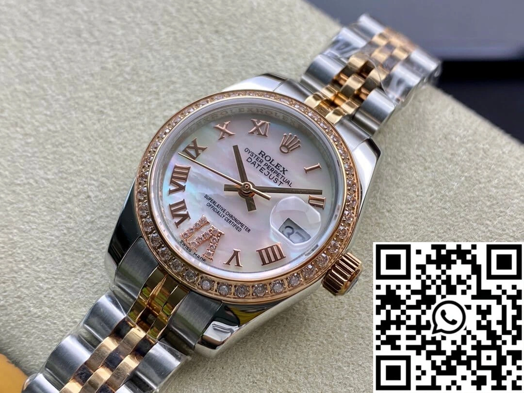 OdorResistant Rolex Datejust 28MM BP Factory Mother-of-pearl Diamond Dial 652