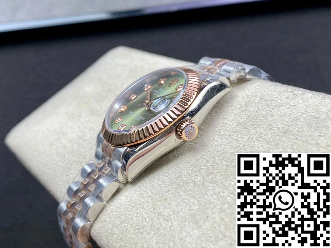 Rolex Datejust 31MM EW Factory Green Dial Bold 684