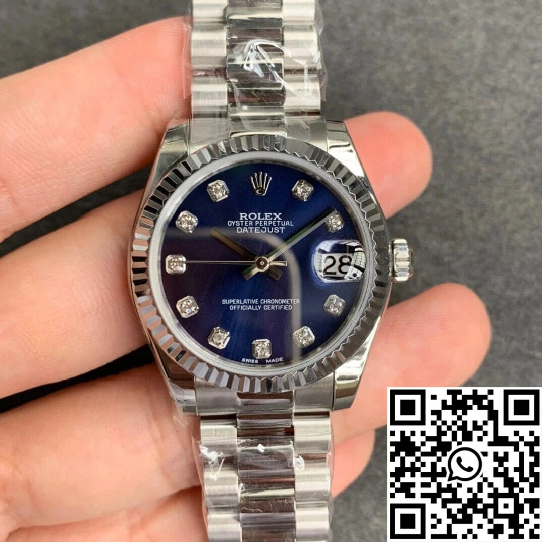 Rolex Datejust 31MM GS Factory Blue Dial ZipUp 726