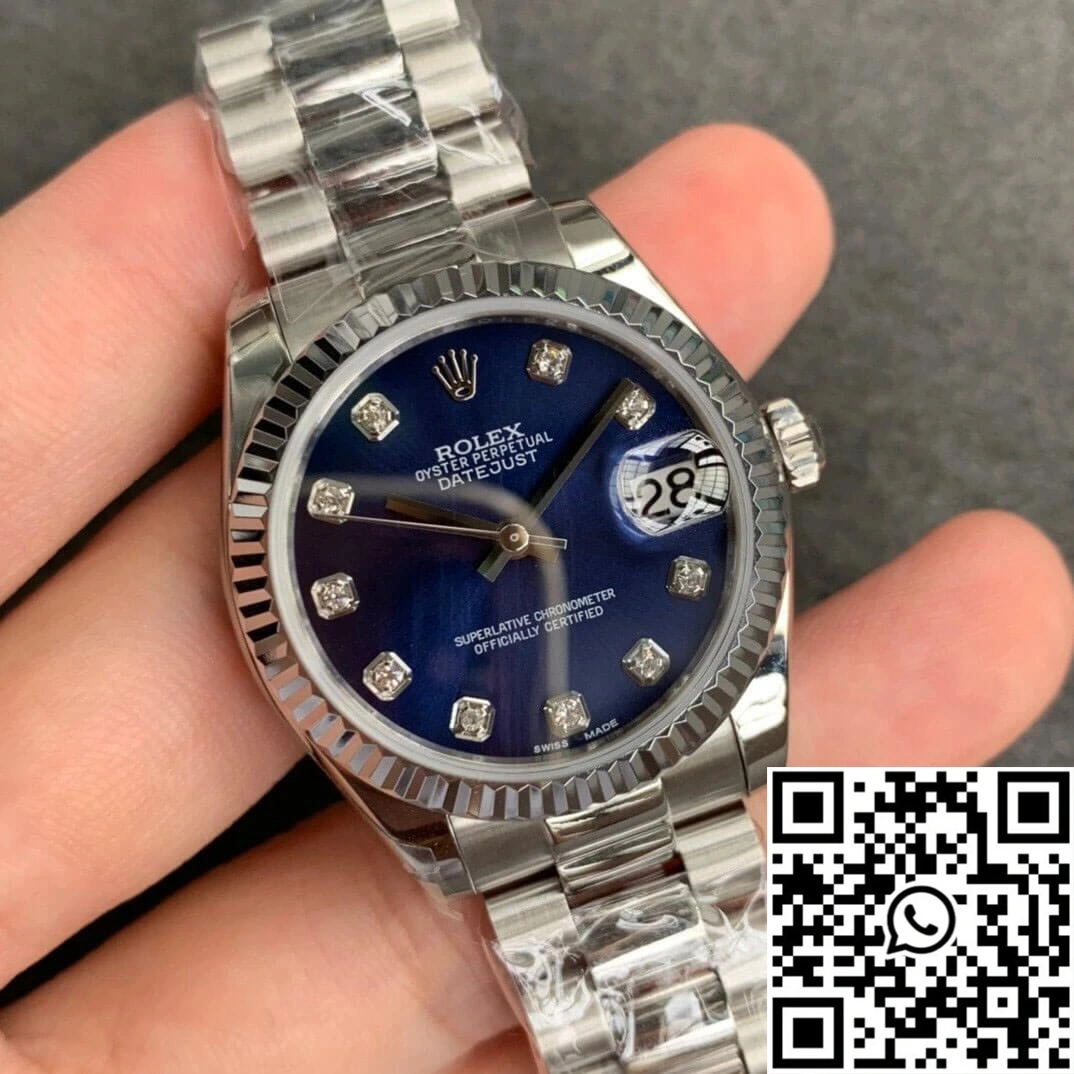 Rolex Datejust 31MM GS Factory Blue Dial ZipUp 726