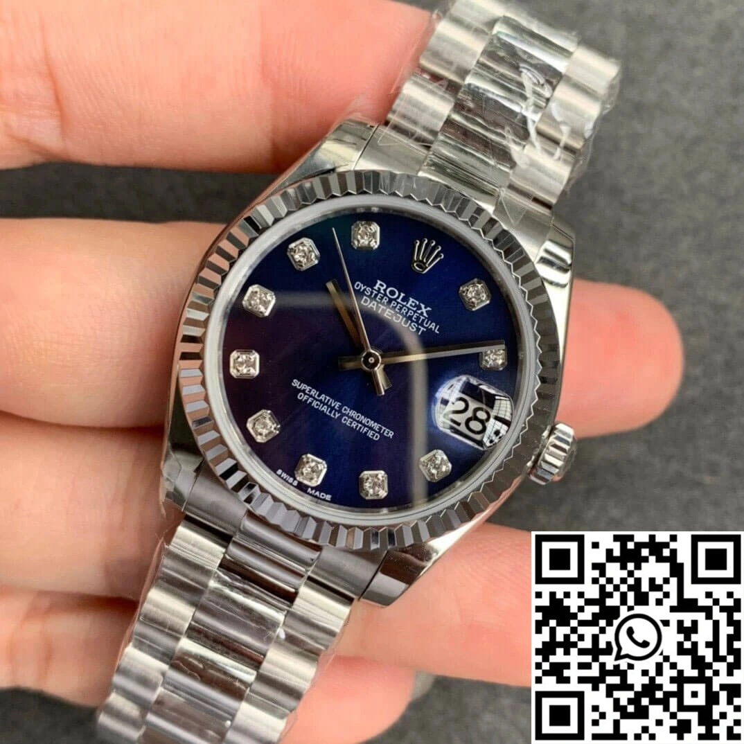 Rolex Datejust 31MM GS Factory Blue Dial ZipUp 726