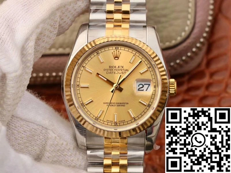 Rolex Datejust 36MM 116233 AR Factory V2 Champagne Dial Lightweight 650