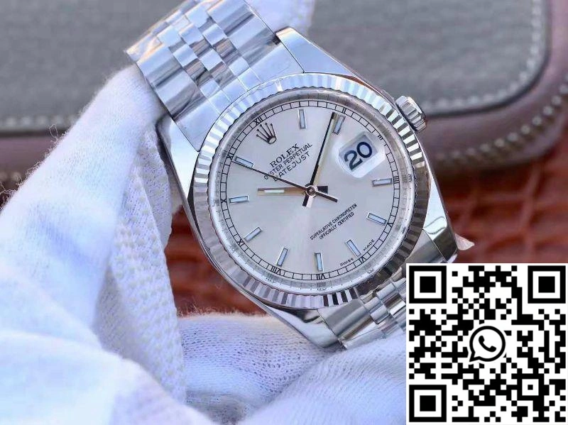 Rolex Datejust 36MM 116234 V2 AR Factory Silver Dial MoistureWicking 731