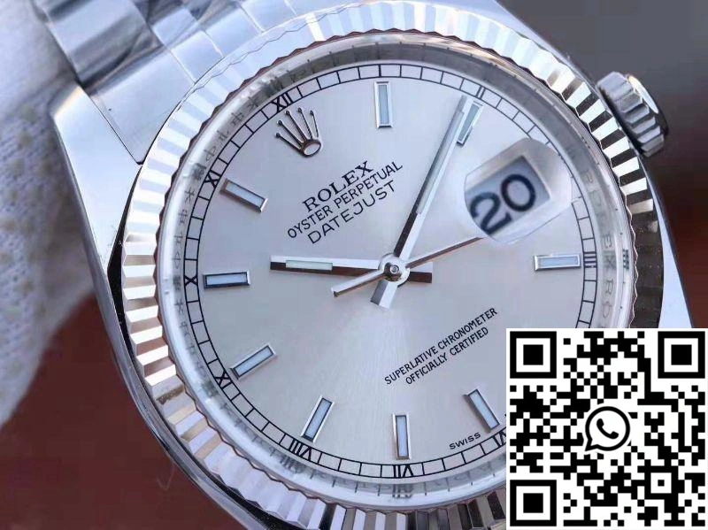 Rolex Datejust 36MM 116234 V2 AR Factory Silver Dial MoistureWicking 731