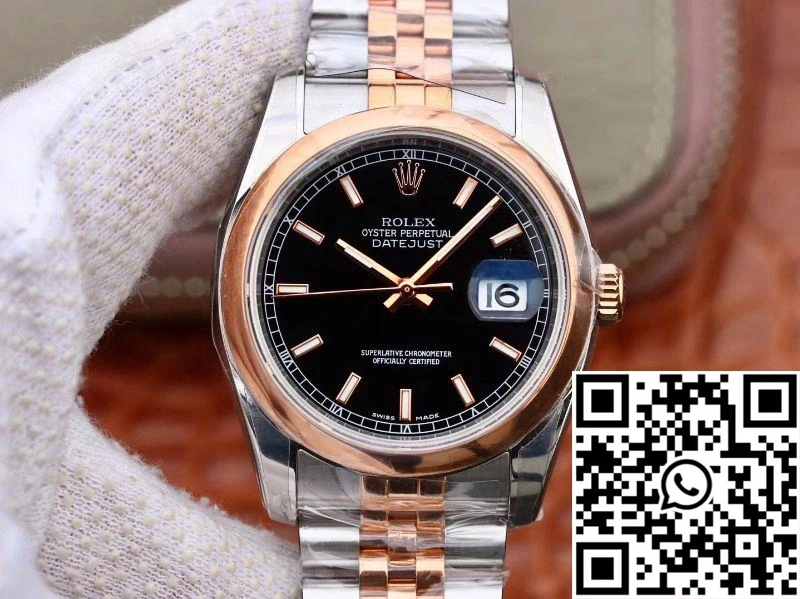 FastDry Rolex Datejust 36MM 126201 AR Factory Black Dial 671