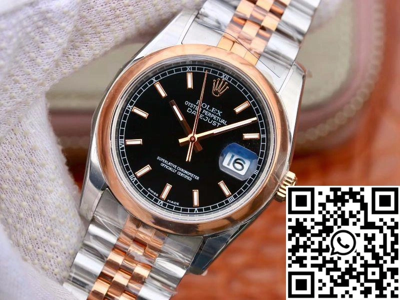 FastDry Rolex Datejust 36MM 126201 AR Factory Black Dial 671