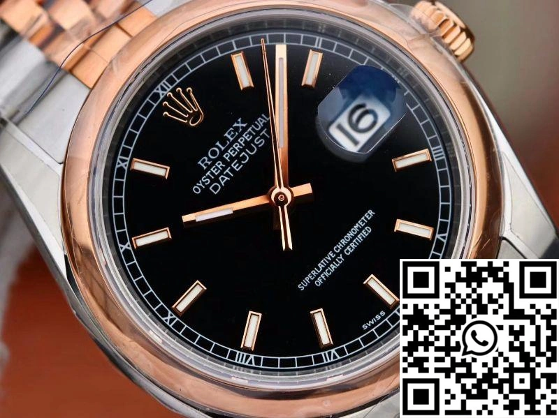 FastDry Rolex Datejust 36MM 126201 AR Factory Black Dial 671