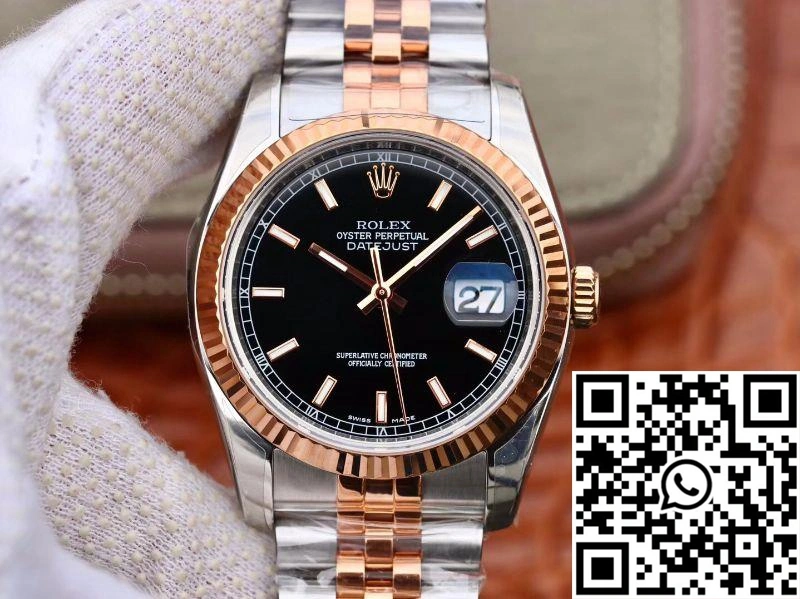 Rolex Datejust 36MM 126231 AR Factory Black Dial Durable 663