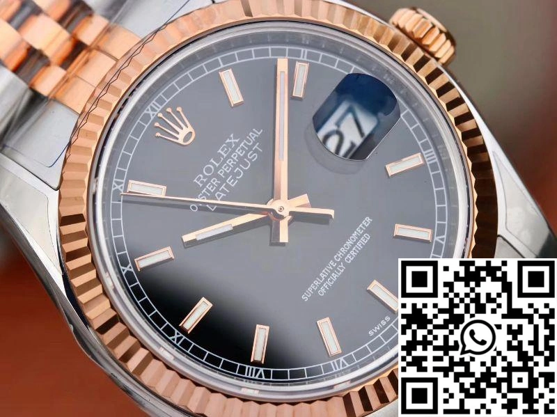 Rolex Datejust 36MM 126231 AR Factory Black Dial Durable 663