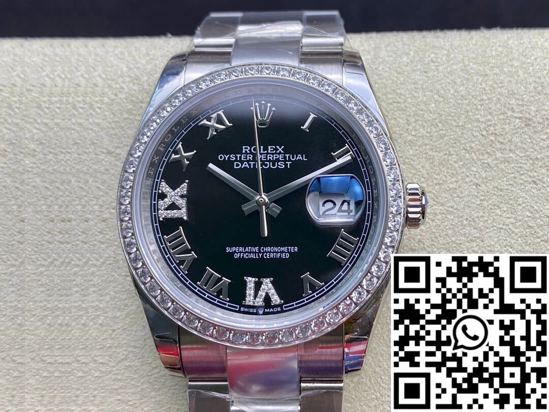 FastDry Rolex Datejust 36MM EW Factory Diamond-set Bezel 656