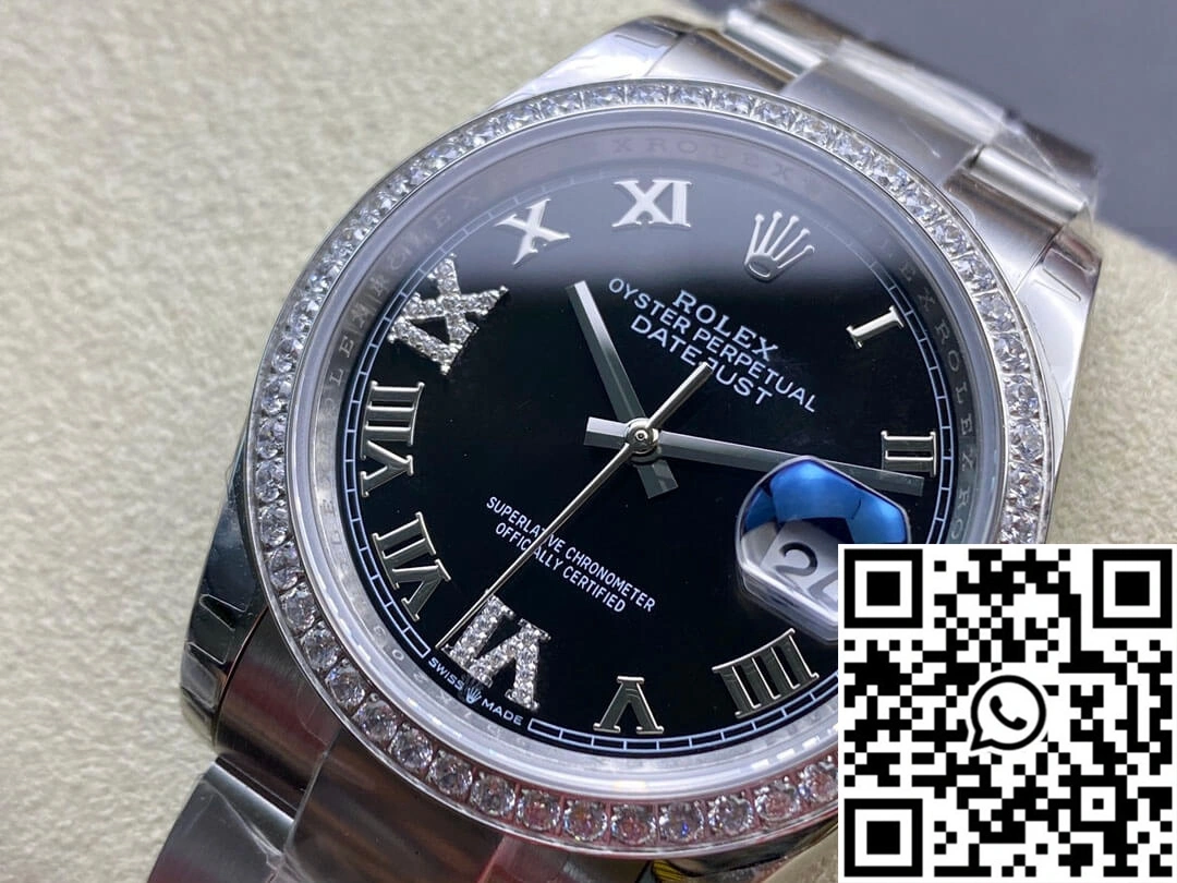 FastDry Rolex Datejust 36MM EW Factory Diamond-set Bezel 656