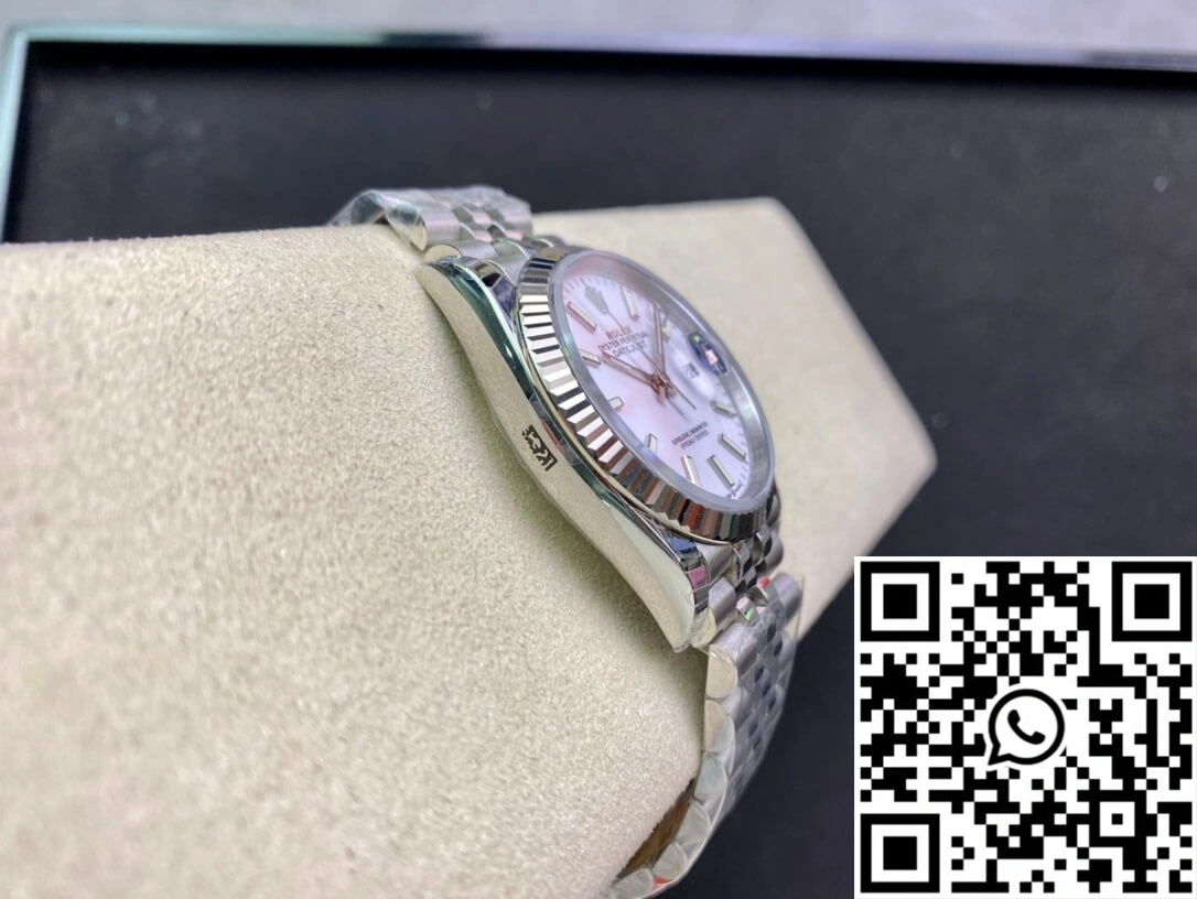 Upgraded Rolex Datejust 36MM EW Factory Stainless Steel White Dial 749