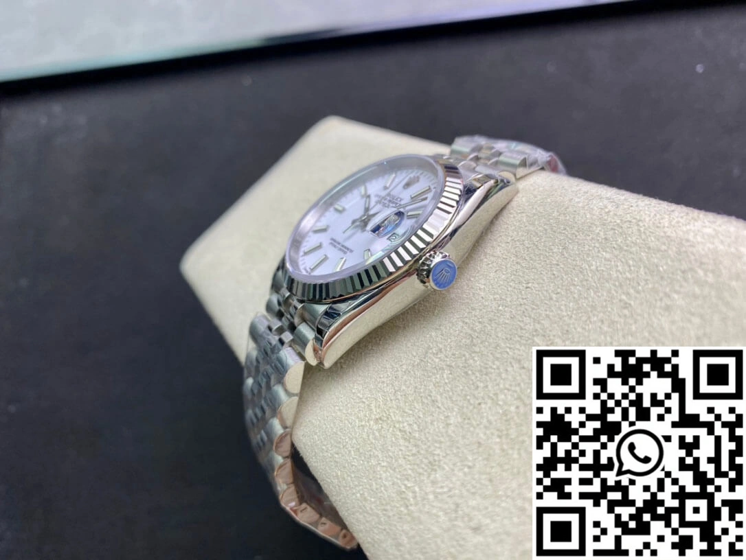 Upgraded Rolex Datejust 36MM EW Factory Stainless Steel White Dial 749