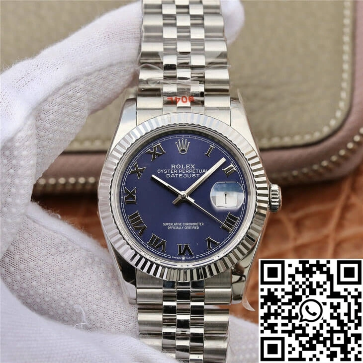 Tailored Rolex Datejust 36MM GM Factory Blue Dial 702