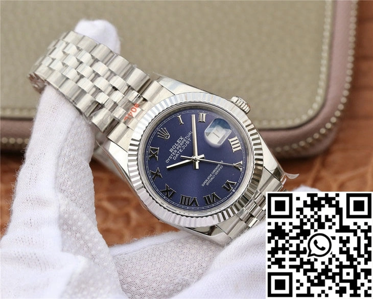 Tailored Rolex Datejust 36MM GM Factory Blue Dial 702