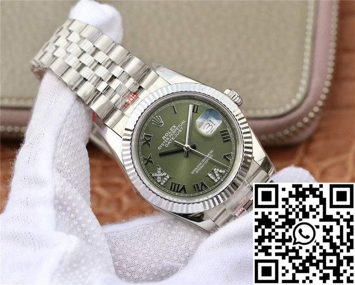 Rolex Datejust 36MM GM Factory Green Dial Flexible 739