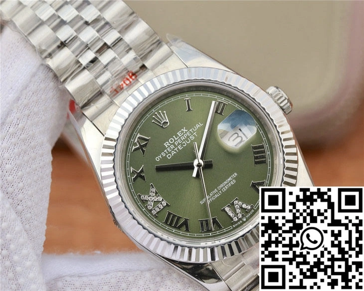 Rolex Datejust 36MM GM Factory Green Dial Flexible 739
