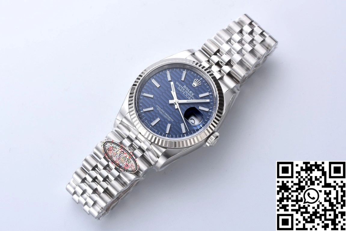 Rolex Datejust 36mm M126234 Clean Factory Blue Motif Dial AllSeason 638