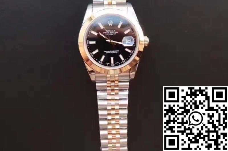 Rolex Datejust 41 126303 Gold Wrapped Black Dial Comfortable 653
