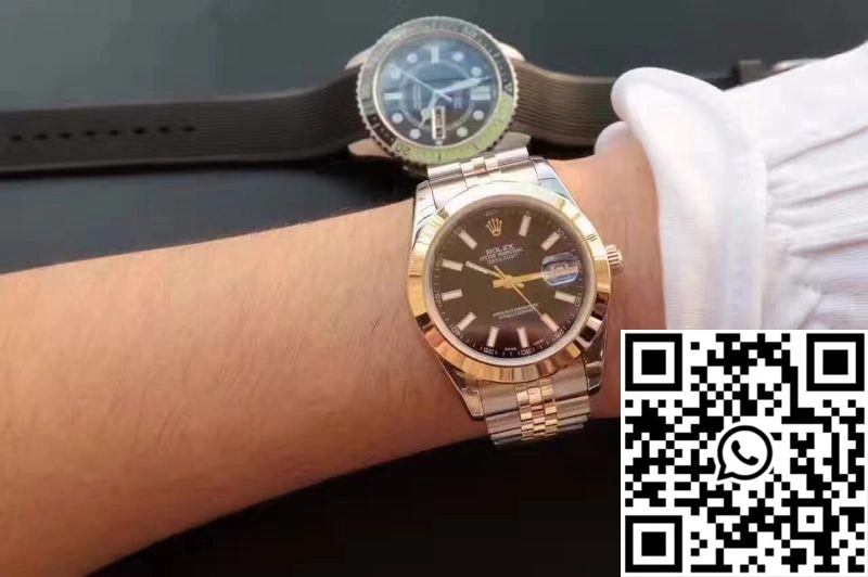 Rolex Datejust 41 126303 Gold Wrapped Black Dial Comfortable 653