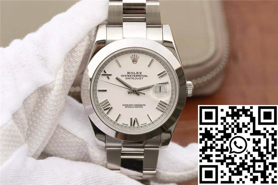 Rolex Datejust 41MM EW Factory White Dial Sleek 720