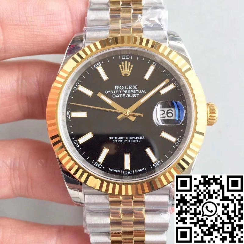 Rolex Datejust II 116333 41MM EW Factory Black Dial Snug 709