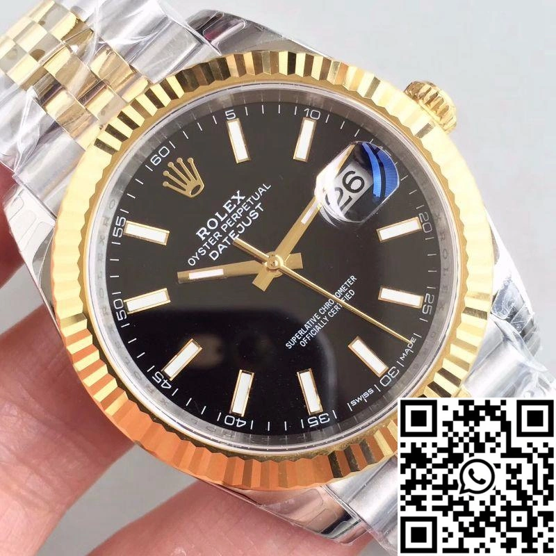 Rolex Datejust II 116333 41MM EW Factory Black Dial Snug 709