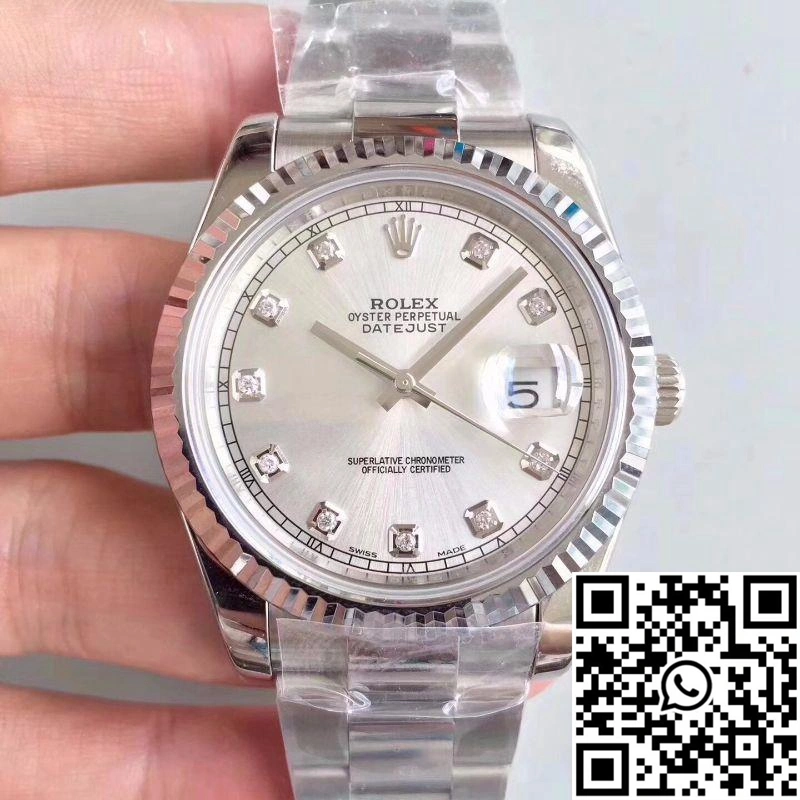 WeatherProof Rolex Datejust II 116334-0009 41MM EW Factory Silver Dial 876