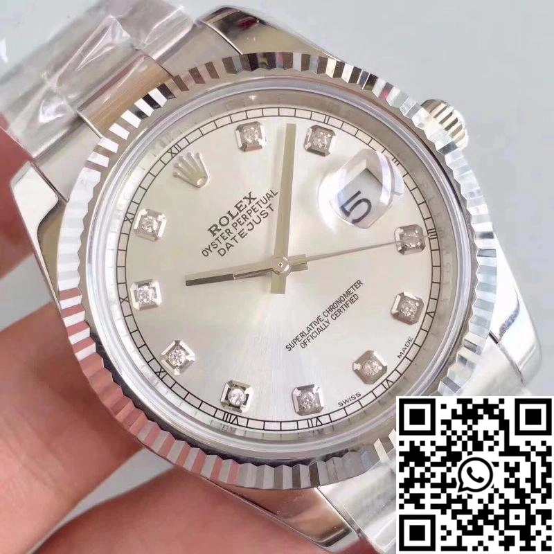 WeatherProof Rolex Datejust II 116334-0009 41MM EW Factory Silver Dial 876