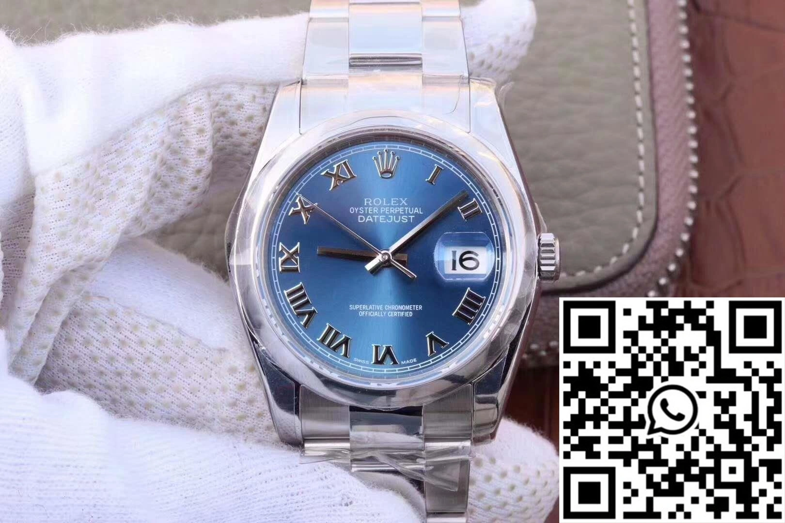 Rolex Datejust II 116334 36MM AR Factory Blue Dial Affordable 655