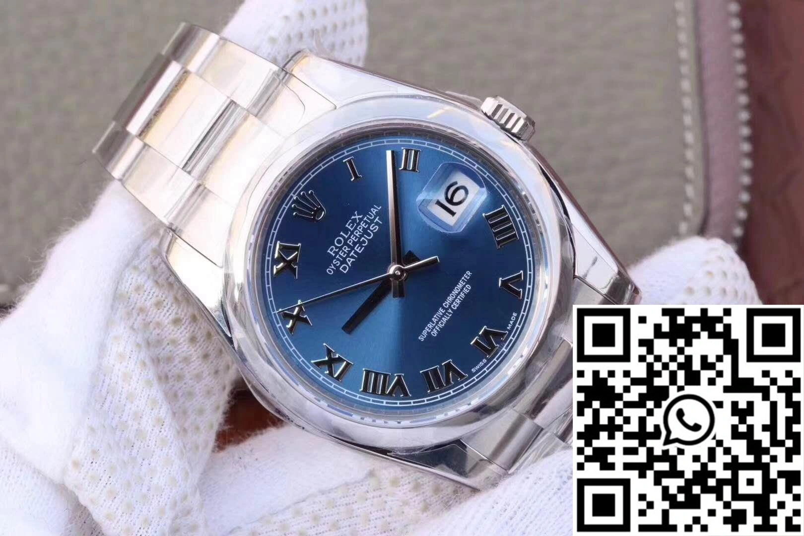 Rolex Datejust II 116334 36MM AR Factory Blue Dial Affordable 655