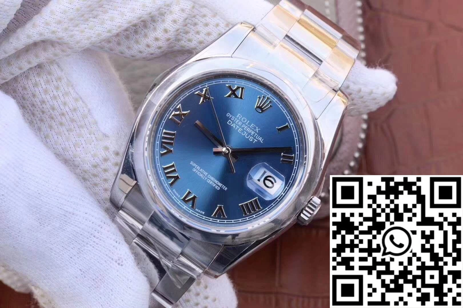 Rolex Datejust II 116334 36MM AR Factory Blue Dial Affordable 655