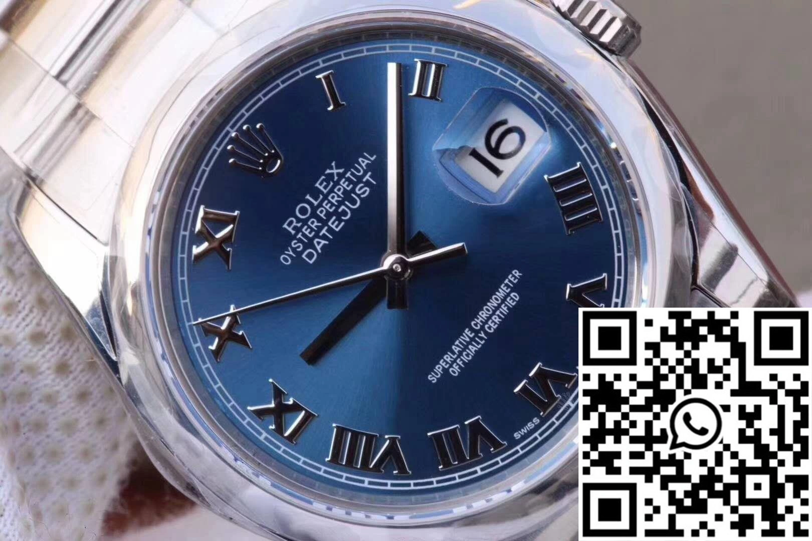 Rolex Datejust II 116334 36MM AR Factory Blue Dial Affordable 655