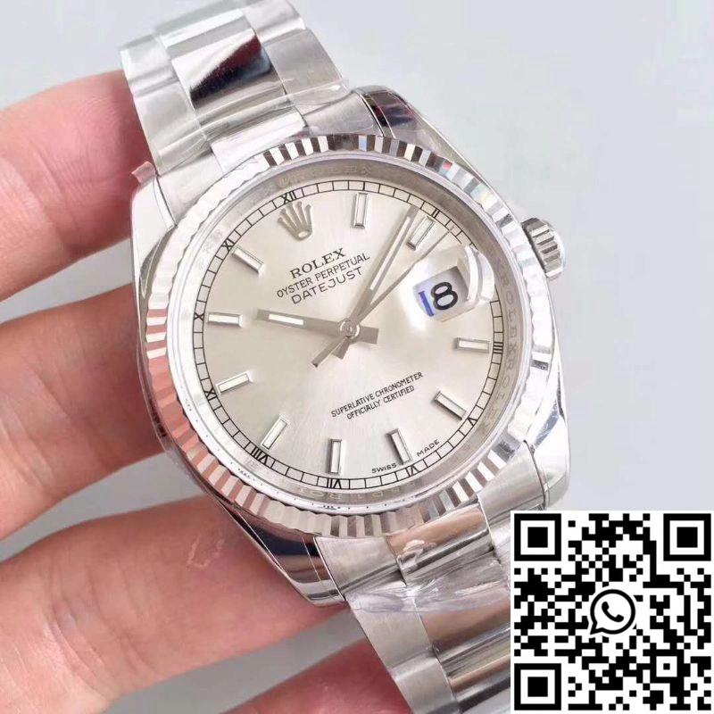 Rolex Datejust II 126334 36MM AR Factory Ivory Dial Minimalist 681