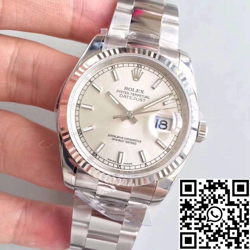 Rolex Datejust II 126334 36MM AR Factory Ivory Dial Minimalist 681