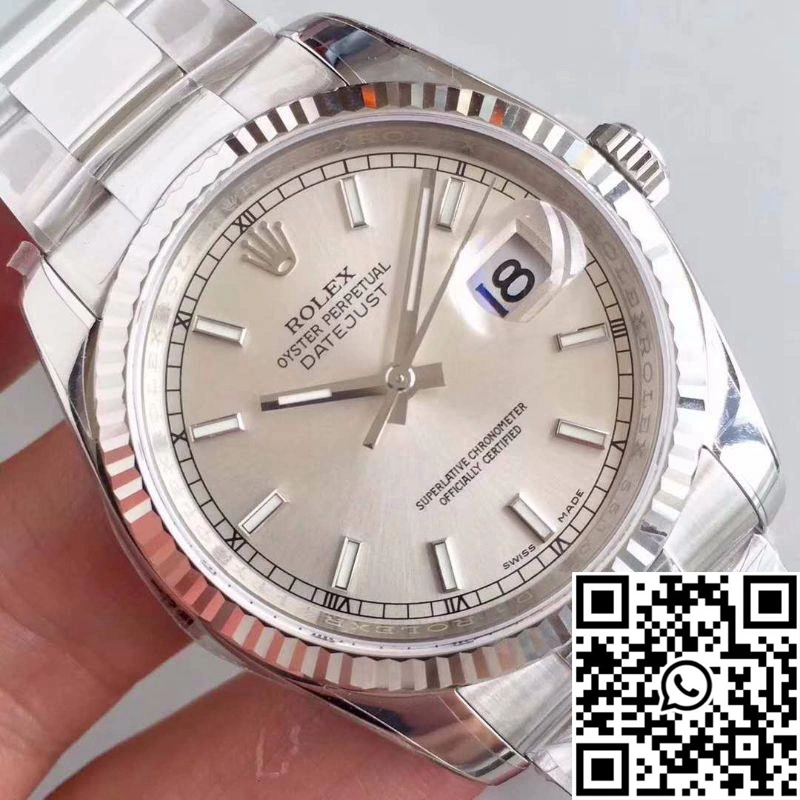 Rolex Datejust II 126334 36MM AR Factory Ivory Dial Minimalist 681