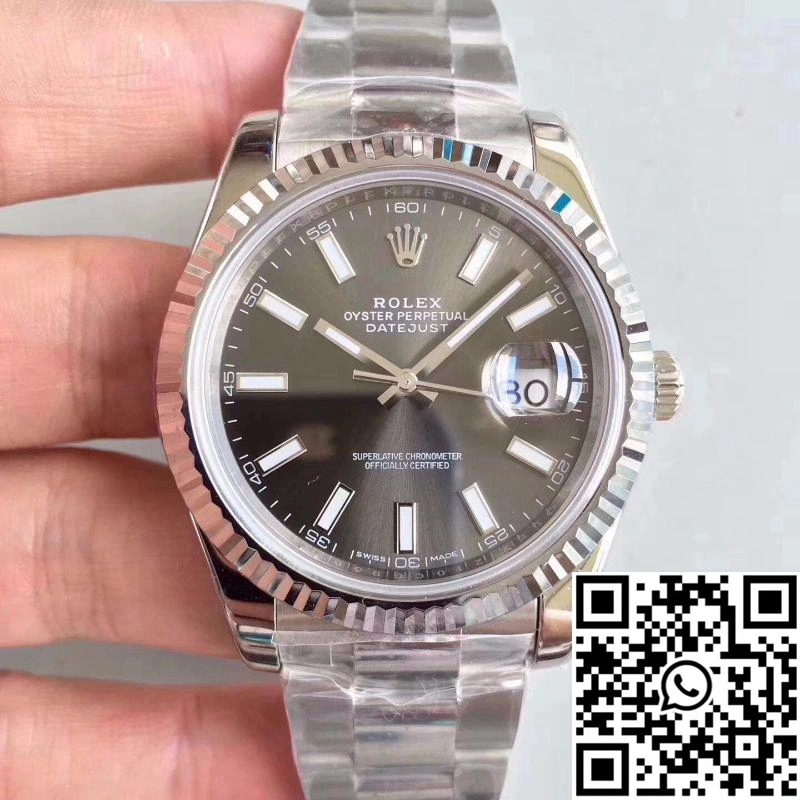 Rolex Datejust II M126334-0014 EW Factory Grey Dial ZipUp 909