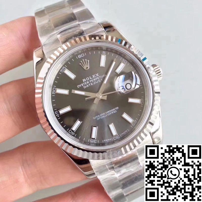 Rolex Datejust II M126334-0014 EW Factory Grey Dial ZipUp 909