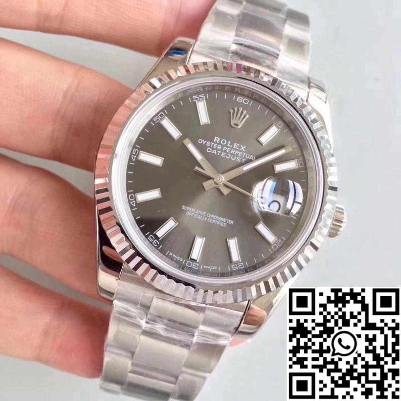 Rolex Datejust II M126334-0014 EW Factory Grey Dial ZipUp 909