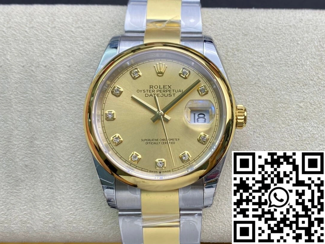 NewStyle Rolex Datejust M126203-0018 EW Factory Diamond-set Dial 676
