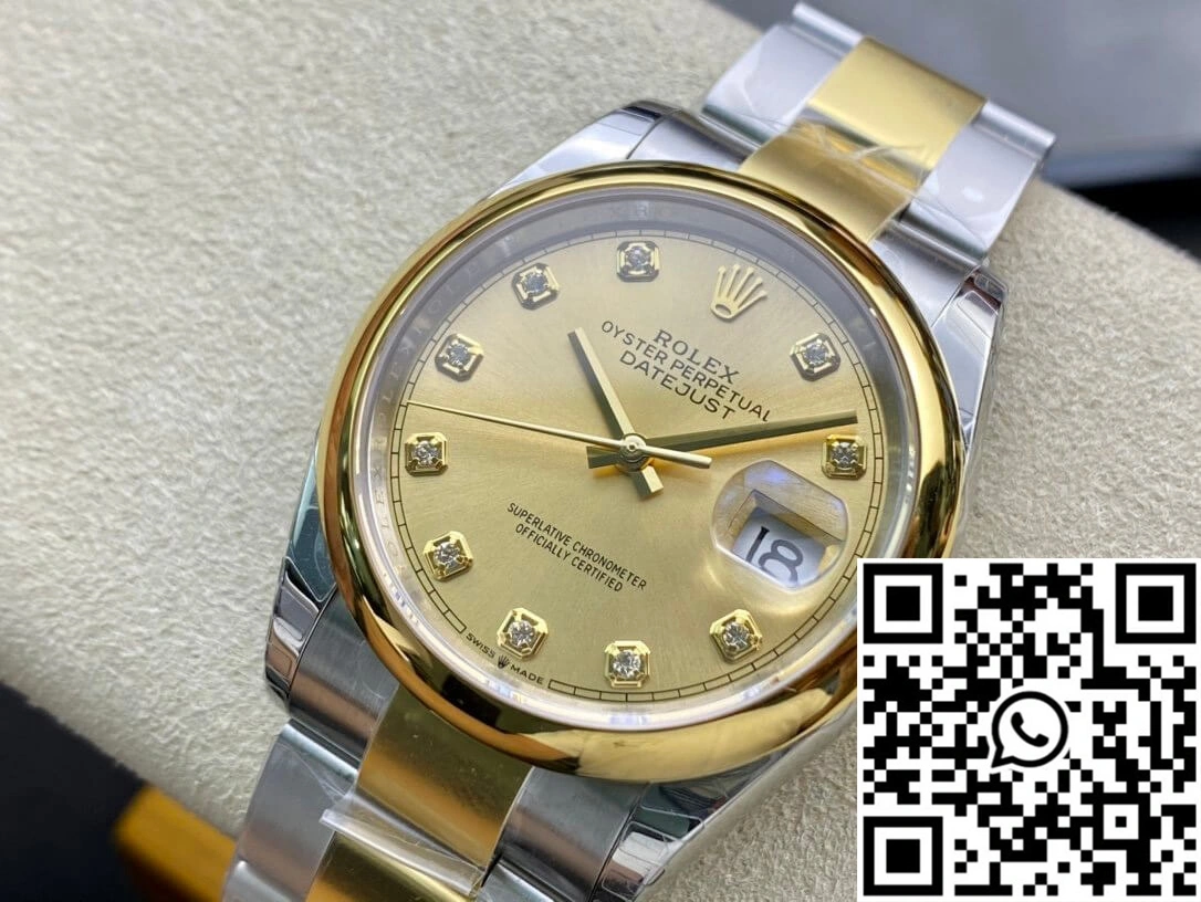 NewStyle Rolex Datejust M126203-0018 EW Factory Diamond-set Dial 676