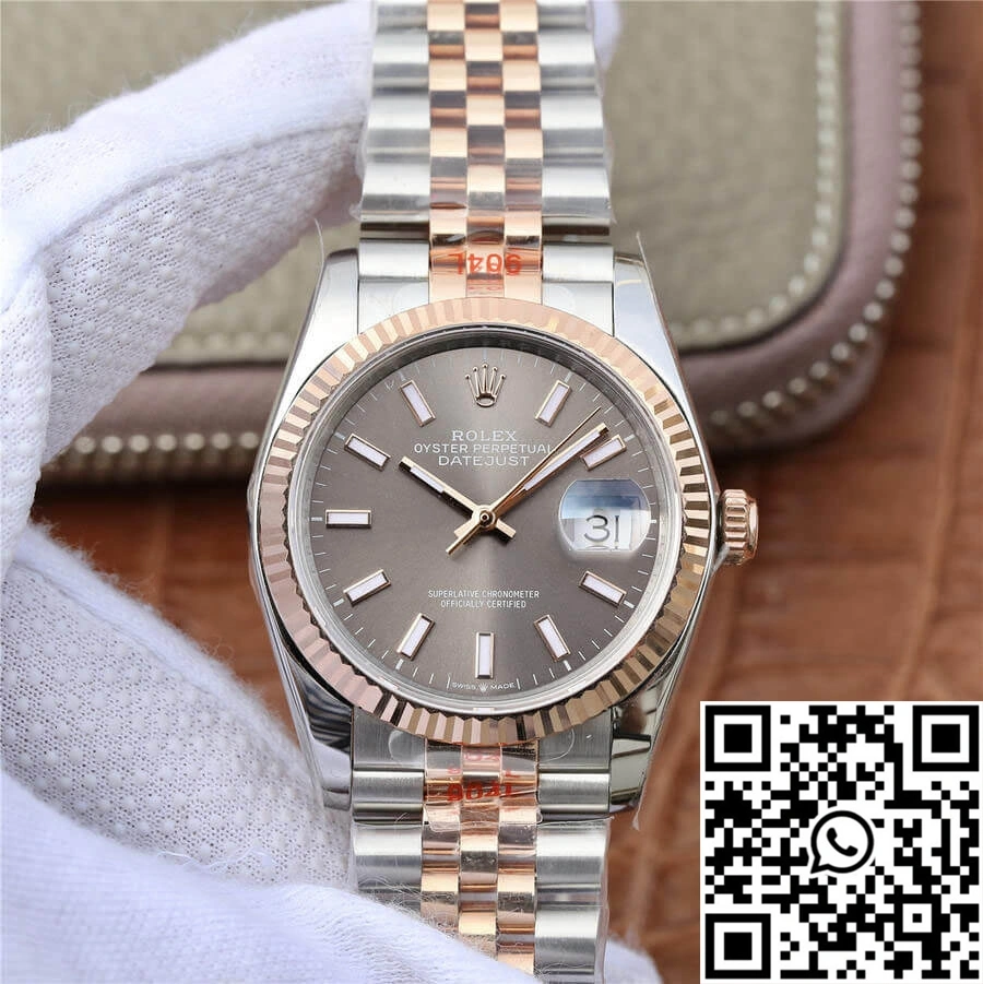 Cozy Rolex Datejust M126231-0013 36MM GM Factory Rose Gold 738