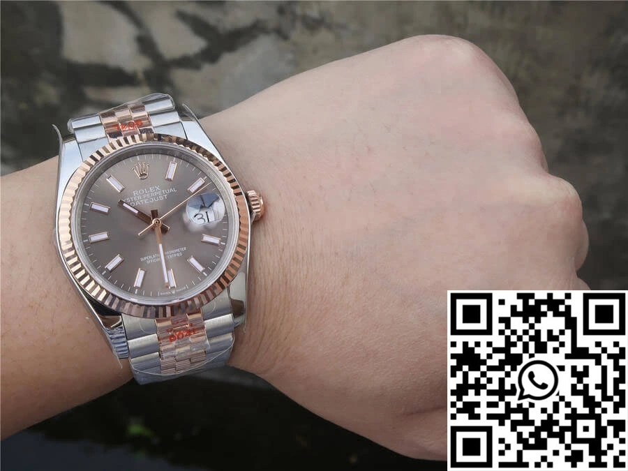 Cozy Rolex Datejust M126231-0013 36MM GM Factory Rose Gold 738