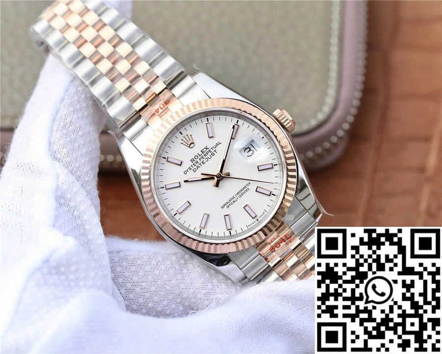 Cozy Rolex Datejust M126231-0017 36MM GM Factory Rose Gold 746