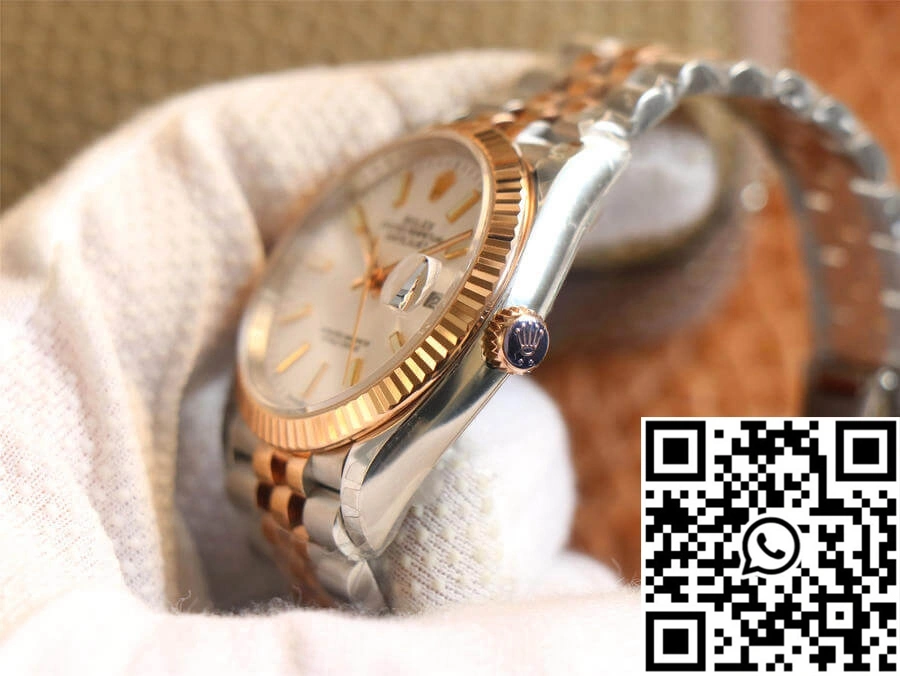 Rolex Datejust M126231-0017 EW Factory Rose Gold White Dial Versatile 888