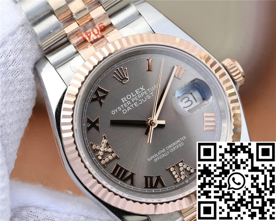 Rolex Datejust M126231-0023 36MM GM Factory Grey Dial Bold 744