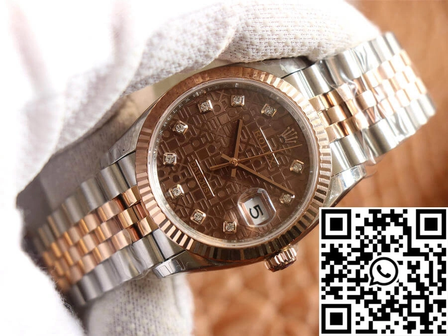 Rolex Datejust M126231-0025 EW Factory Diamond Chocolate Color Dial Supportive 719