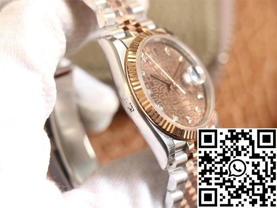 Rolex Datejust M126231-0025 EW Factory Diamond Chocolate Color Dial Supportive 719